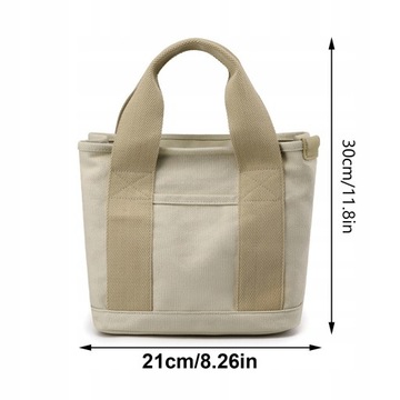 БОЛЬШАЯ МОДНАЯ ЖЕНСКАЯ СУМКА CANVAS CANVAS BAG