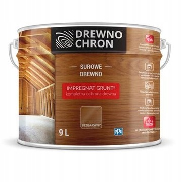 DREWNOCHRON IMPREGNAT GRUNT DO DREWNA 9L BEZBARWNY