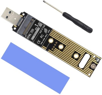 АДАПТЕР M.2 NVMe SSD на USB 3.1 3.0 M, ключ M, B+M