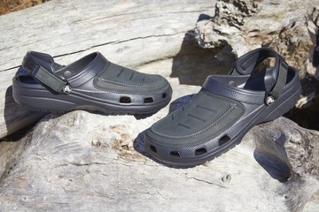 Męskie Chodaki Klapki Crocs Classic Yukon Vista II 207689 LiteRide 45-46