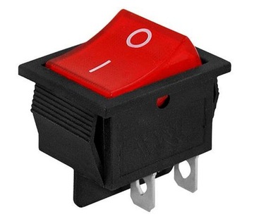 Przełącznik wyłącznik ON-OFF podświetlany 250V 15A