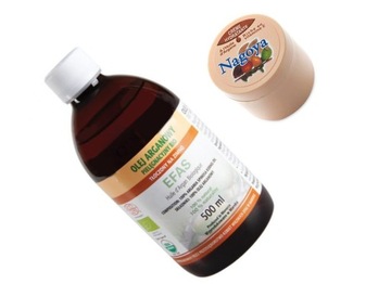 OLEJ ARGANOWY KOSMETYCZNY CZYSTY EFAS 500ml+GRATIS