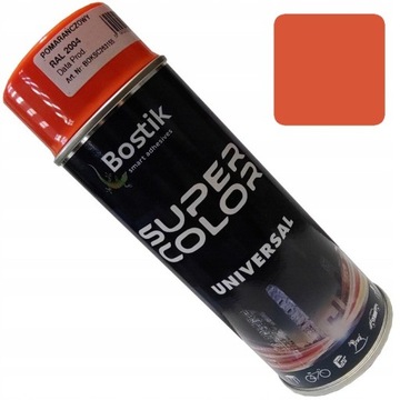 BOSTIK RAL2004 LAKIER UNIWERSALNY POMARAŃCZOWY 400ML