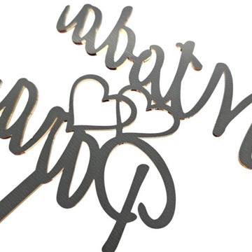 Топпер для свадебного торта, свадебная ПАРА, украшение, разные цвета