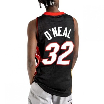 Mitchell Ness koszulka męska NBA Miami Heat Shaquille O`Neal L