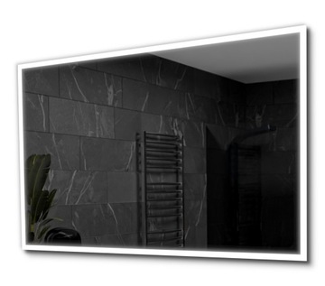 Lustro LEDOWE LED piaskowane 110x80 - BOSTON -