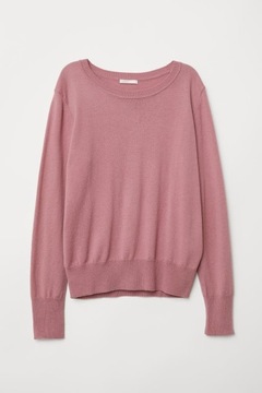 H&M Sweter z domieszką wełny damski modny cienki stylowy miękki miły 34 XS
