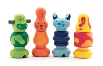 ПАЗЛ-ПАЗЛ С ДЕРЕВЯННЫМИ ЖИВОТНЫМИ DJECO