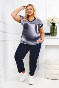 ЛЕТНИЙ СПОРТИВНЫЙ КОМПЛЕКТ ПЛЮС РАЗМЕР СПОРТИВНЫЙ КОСТЮМ ИЗ ХЛОПКА PL ПРОДУКТ С КОРОТКИМИ РУКАВАМИ 3XL