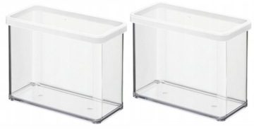ROTHO 2x POJEMNIK 2,1L NA ŻYWNOŚĆ ARTYKUŁY SYPKIE