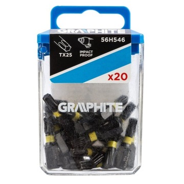 Ударные биты TX25 x 25 мм, 20 шт.
