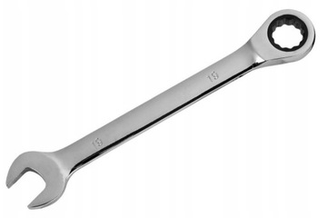 Кованые накидные ключи с трещоткой CrV 12-EL