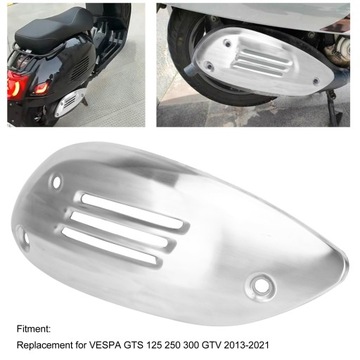 Крышка выхлопной трубы глушителя мотоцикла из стали.