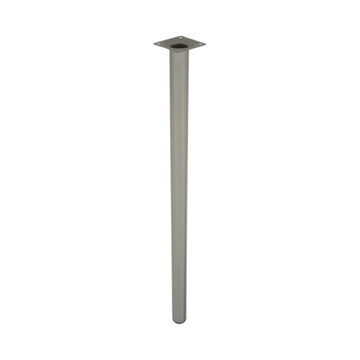 Noga meblowa okrągła 70cm szara