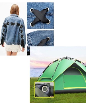 НАБОР ЛЮКСОВ, ДЫРОКОЛОВ, 10ММ, БРЕЗЕНТА, 200 ШТ.