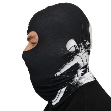 KOMINIARKA MASKA Z MIKROFIBRY NA TWARZ NARTY MOTOR