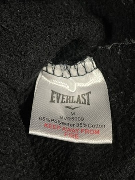 Everlast Bluza Męska Czarna Logo Klasyk Unikat M L