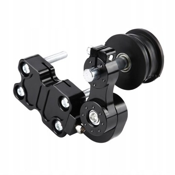 Алюминиевый натяжитель цепи. черный