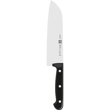Zwilling Twin Chef Nóż Santoku, Stal Nierdzewna, Czarny/Srebrny, 18 cm
