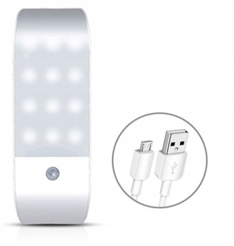 Bezprzewodowa Lampka LED czujnikiem RUCHU ŚWIATŁA