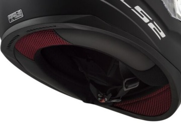 LS2 INTEGRAL MOTORBIKE HELMET FF353 RAPID II ZOMBIE BLACK RED S