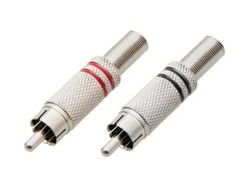 WTYK RCA PROSTY PARA CZERWONY CZARNY