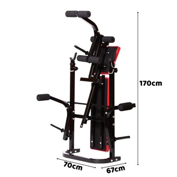 НАБОР ДЛЯ БОДИБИЛДИНГА 126 КГ ТРЕНАЖЕРНАЯ СКАМЬЯ ШТАНГИ ​​ФОН ТУМАНЫ