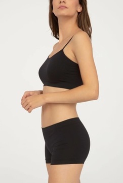 Bezszwowe szorty Niki Mini Short Gatta czarne, XL