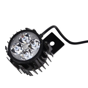 Reflektory motocyklowe LED Okrągły anioł 2 w 1