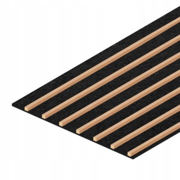 ламели 29х40 ПРЕМИУМ ЧЕРНЫЙ НАСТЕННЫЙ МАТОВЫЙ ЧЕРНЫЙ