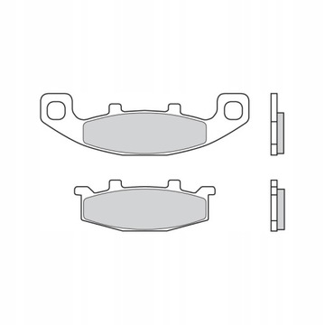 ТОРМОЗНЫЕ КОЛОДКИ BREMBO KAWASAKI ER-5 97-00 ПЕРЕДНИЕ