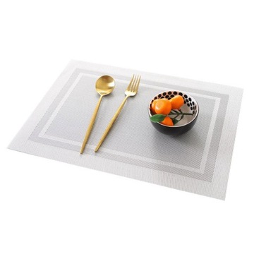 4 x PVC PODKŁADKA KUCHENNA MATA NA STOŁ 30X45cm