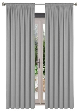 ZASŁONY 200 x 145 CM ZASONY GOTOWE TUNEL TAŚMA