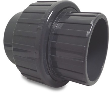 Śrubunek (dwuzłączka) PVC 40 mm