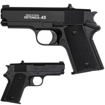 PISTOLET METALOWY NA KULKI COLT ASG IMITACJA BRONI NA KULKI 6MM REPLIKA