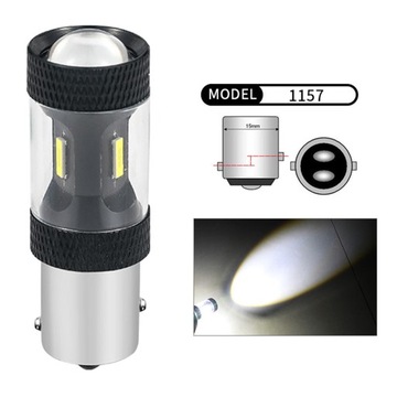 Автомобиль 1156 3157 3156 7440 7443 Белый указатель поворота 12 В 1157