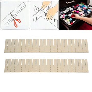 ДЕРЕВЯННЫЙ ОРГАНАЙЗЕР ДЛЯ ЯЩИКОВ 47х7СМ СЕПАРАТОР 2ШТ.