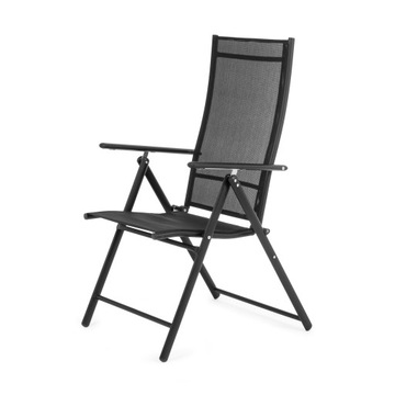 KRZESŁO M7P BLACK 7-pozycyjne