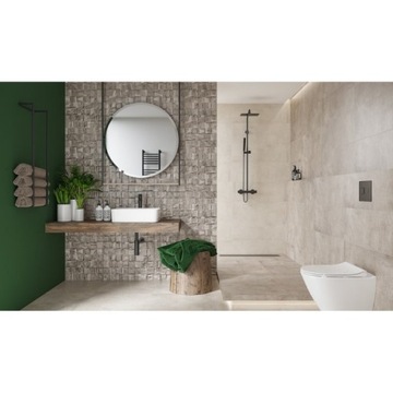 NERINA SLASH НАСТЕННАЯ ПЛИТКА серая микро 29x89