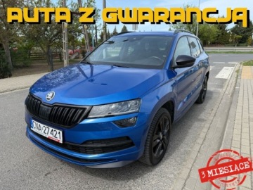 Skoda Karoq Crossover 1.5 TSI ACT 150KM 2019 Skoda Karoq SPORTLINE AUTOMAT DSG KAMERA NAWIGACJA PODGRZEWANE FOTELE GWAR