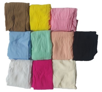 10x Rajstopy gładkie CIENKIE 20 den 116-122 KOLORY