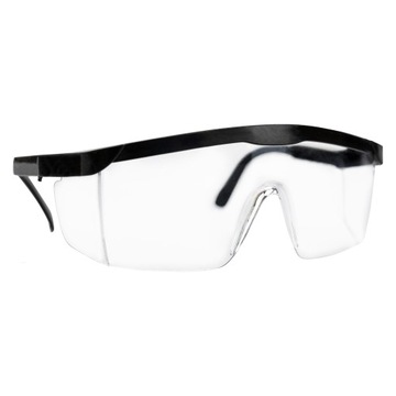 OKULARY GOGLE OCHRONNE ROBOCZE BEZBARWNE PRZECIWODPRYSKOWE BHP
