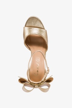 БОСОНОЖКИ ЖЕНСКИЕ НА ЗАКРЫТОМ КАБЛУКЕ, ДЕКОРАТИВНОМ БАНТЕ, КОЖАНОЙ СТЕКЛЕТКЕ, размер 39