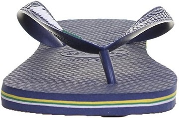 Havaianas Brasil Logo, Klapki i japonki unisex dla dorosłych, granatowe, 45