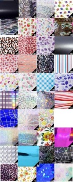 slay br ТРАНСФЕРНАЯ ФОЛЬГА для печати на фольге 1,5 м