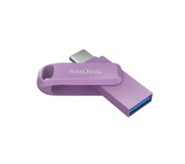 PenDrive SanDisk Dual Drive Go 256GB USB Typ C / USB 3.2 Lawendowy