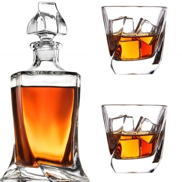 Zestaw do whisky karafka butelka prezent
