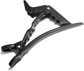 Заколки парикмахерские SHARKS 5 шт Пряжки Зажимы чёрные «крокодил»