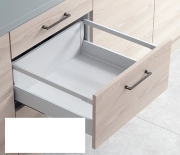 Szuflada HAFELE, MATRIX S35 WYS./1reling 450 Biała