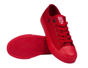 BUTY Trampki damskie BIG STAR AA274007 czerwone 38